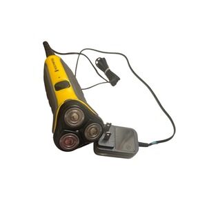 Remington R27A PA-0505N Yellow Rechargeable WETech Mens Cordless Rotary Shaver